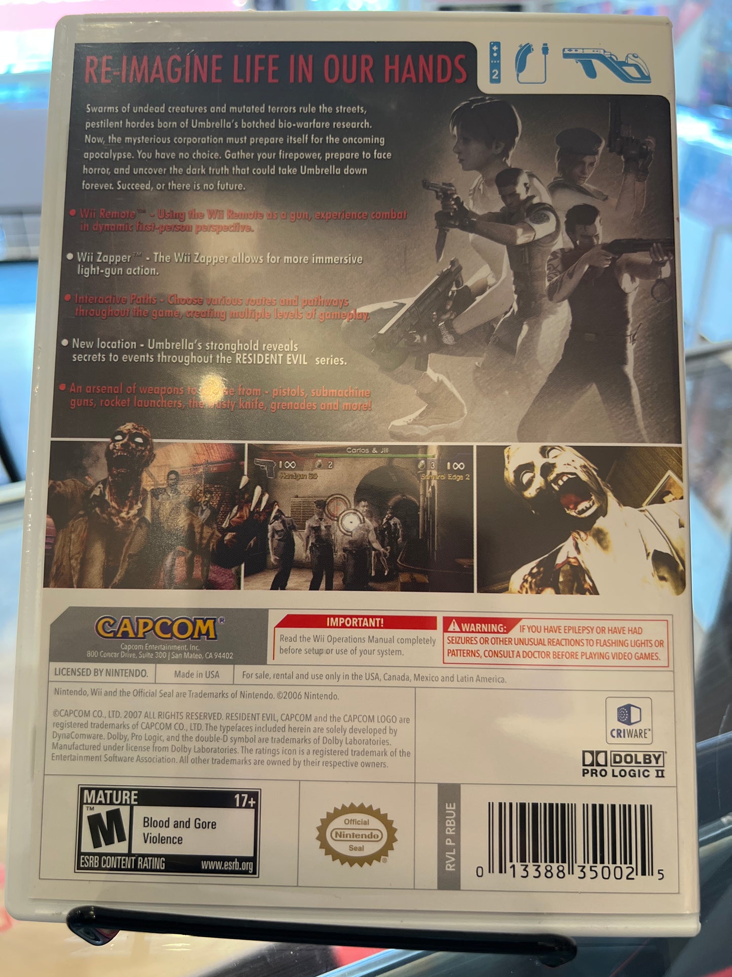 Resident Evil: Umbrella Chronicles (WII)