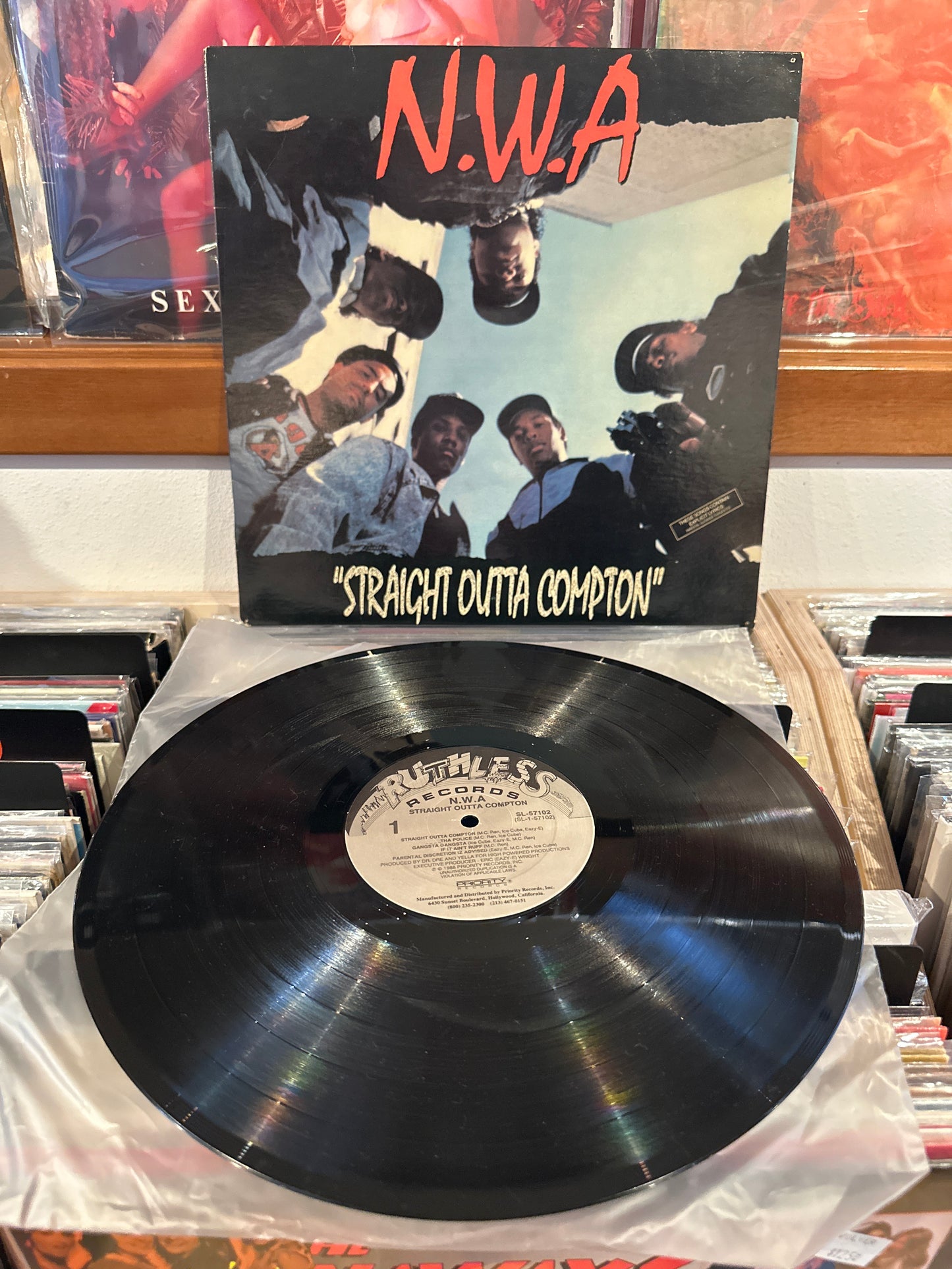N.W.A - Straight Outta Compton US first press