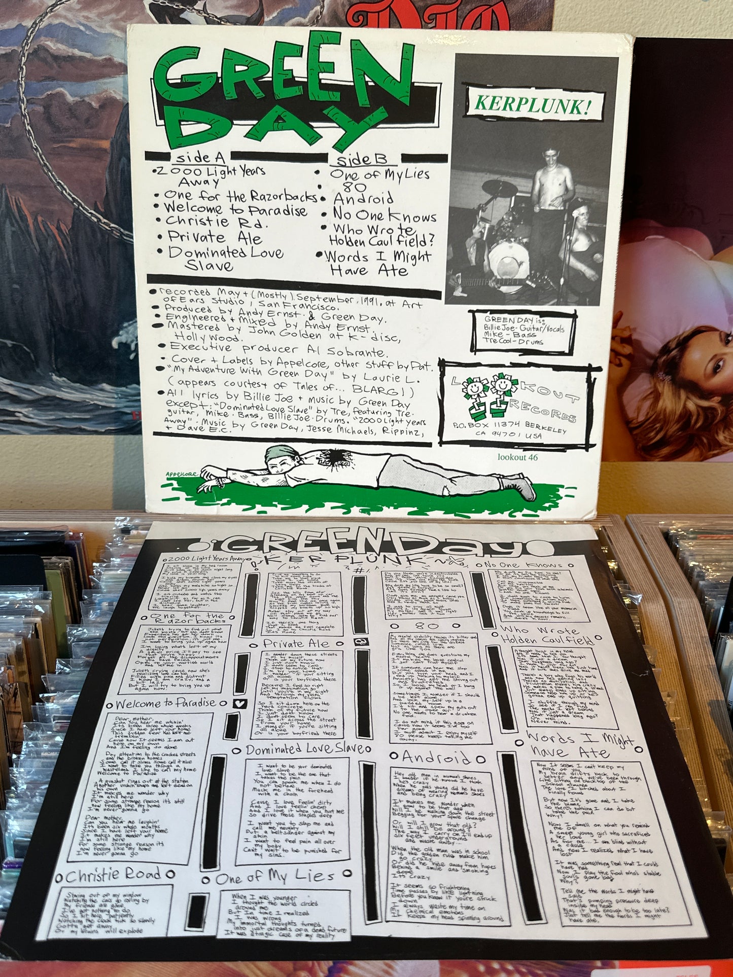 Green Day - Kerplunk! first press