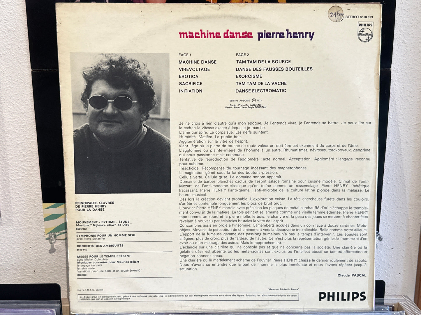 Pierre Henry - Machine Danse