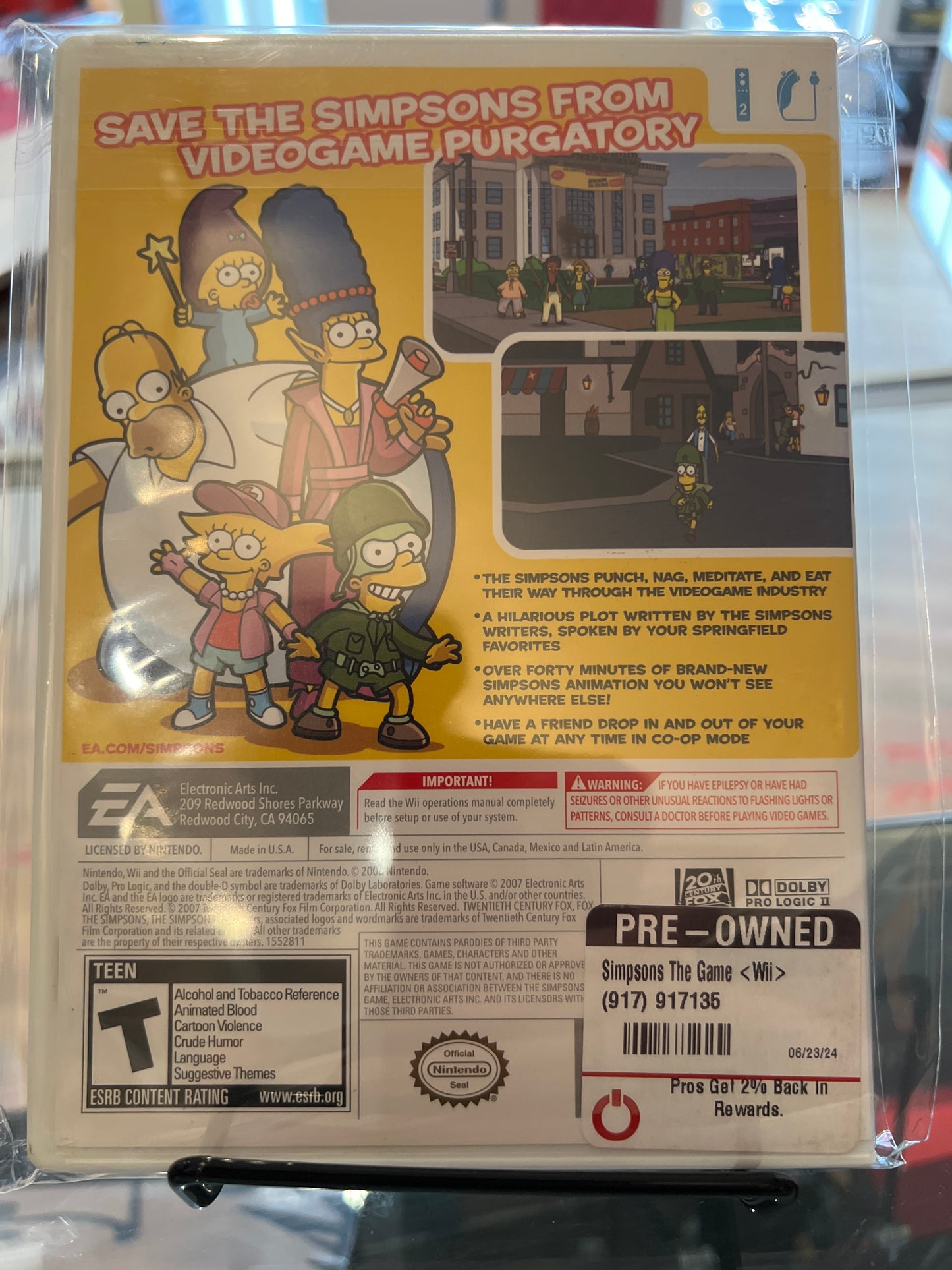 The Simpsons Game (WII)
