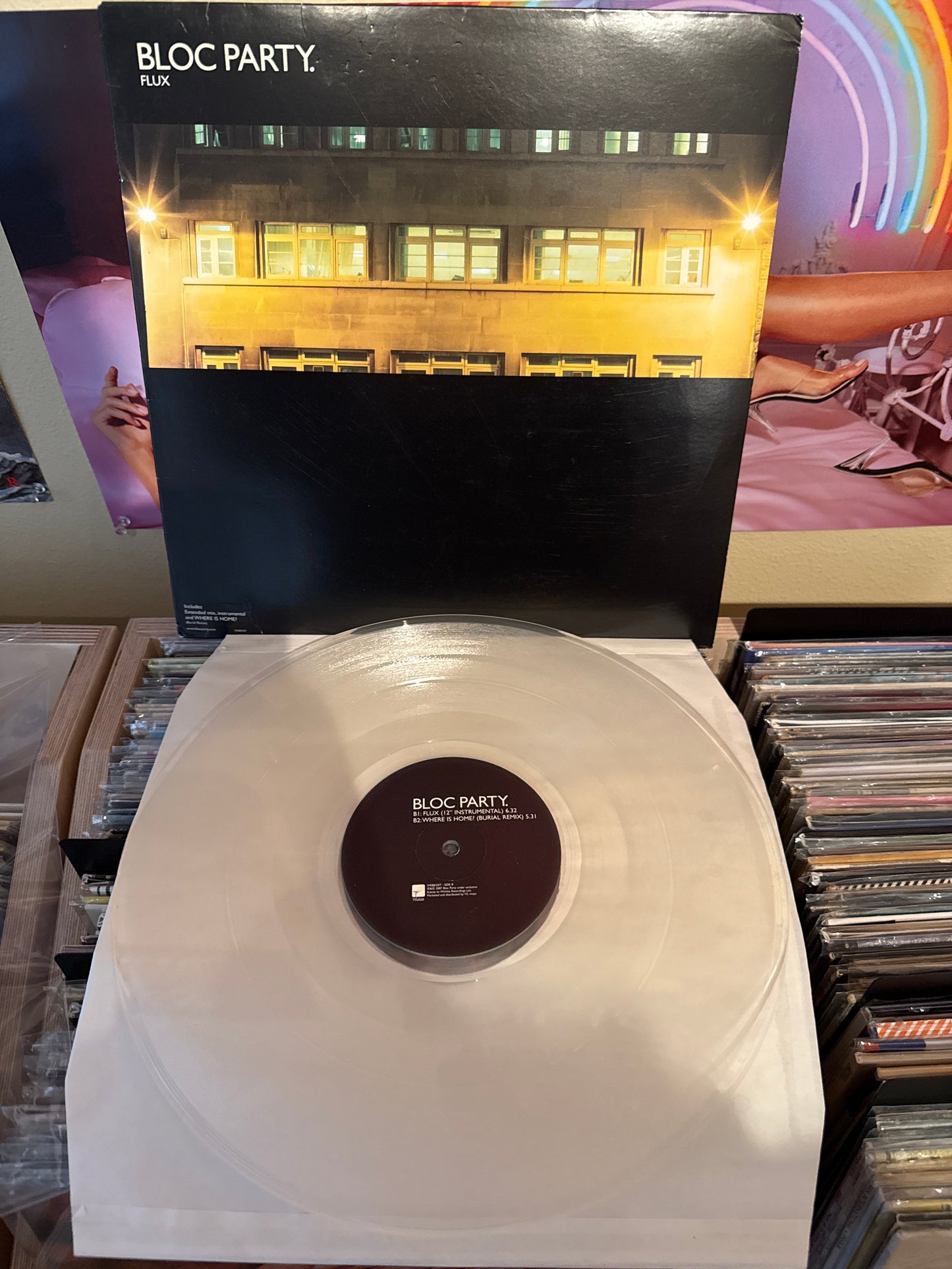 Bloc Party - Flux 12” Clear Vinyl