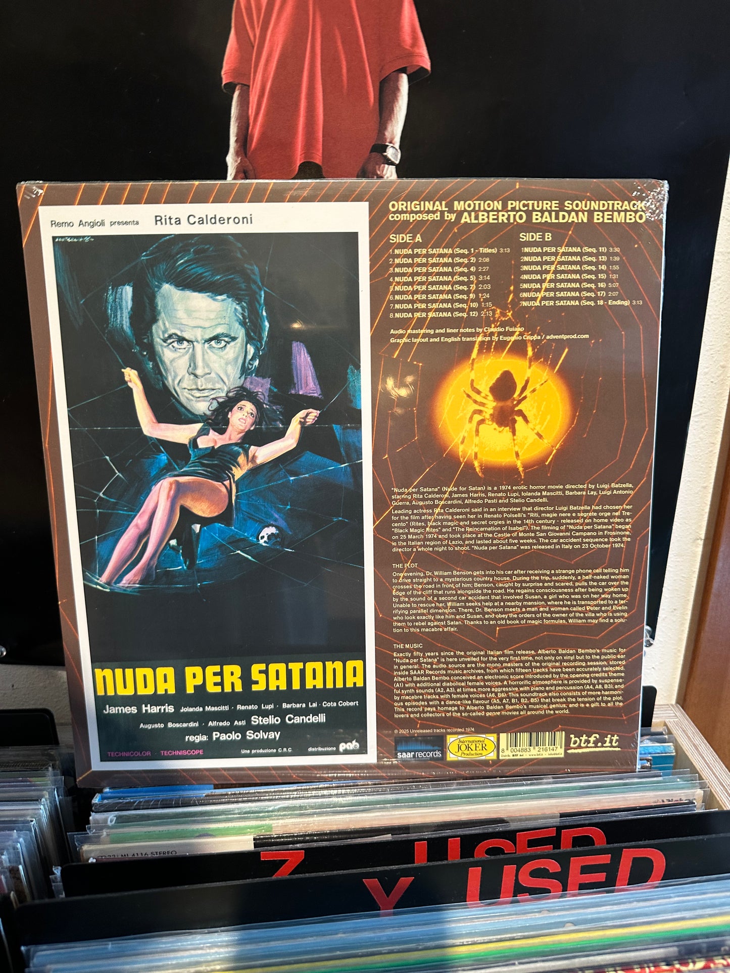 Alberto Baldan Bembo - Nuda Per Satana Soundtrack (RSD 2025)