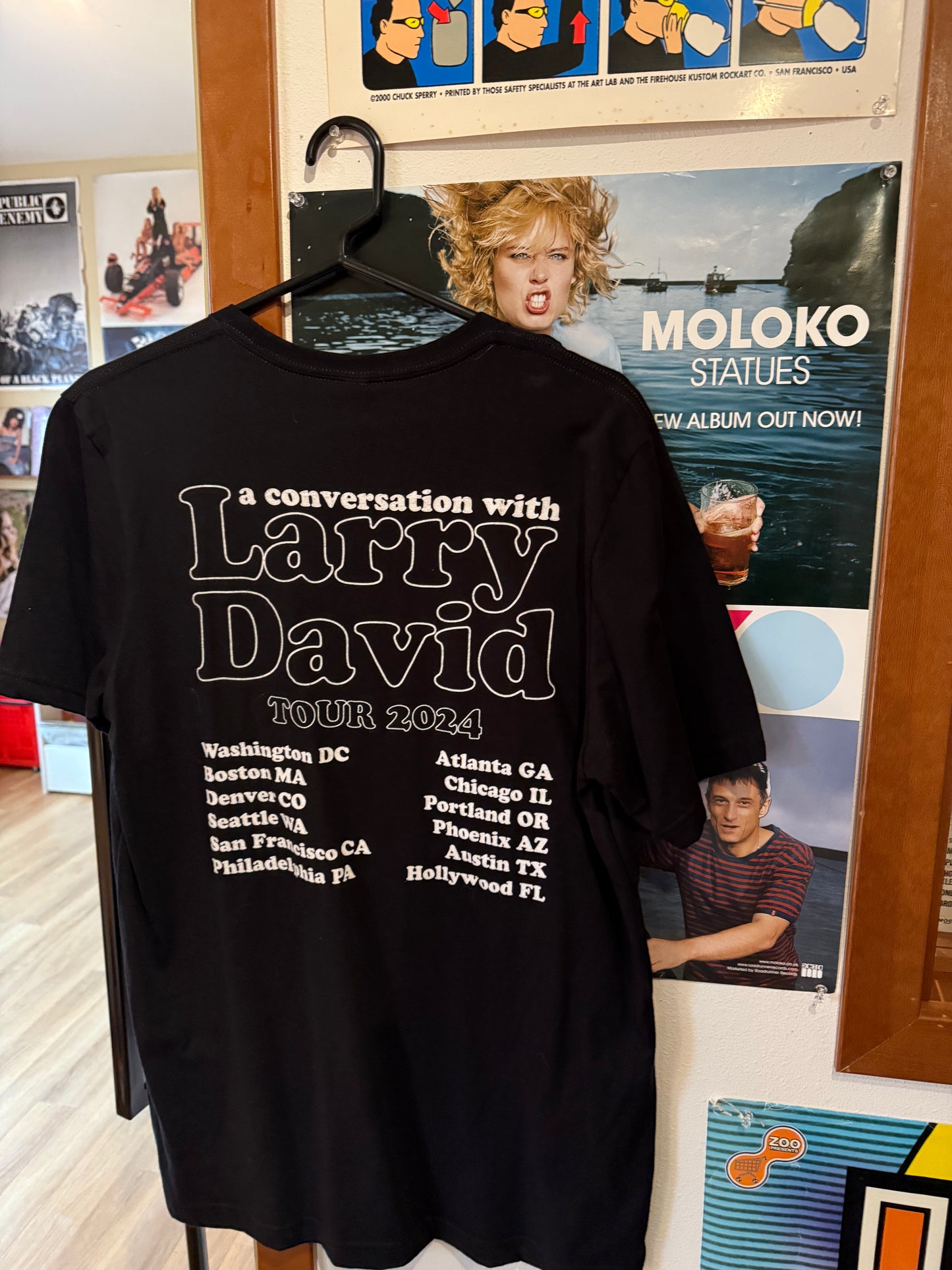 Larry David 2024 Tour Shirt Size L