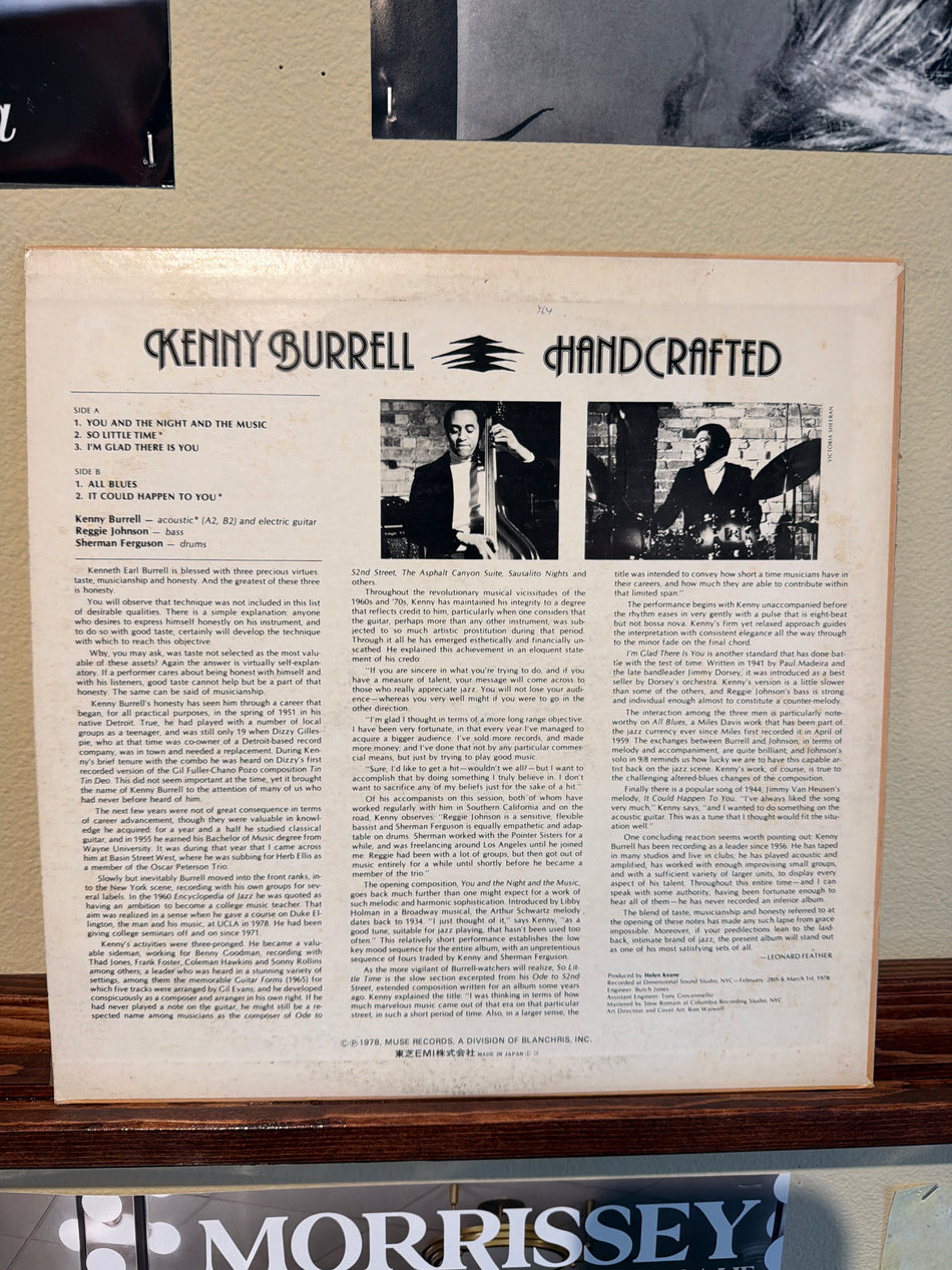 Kenny Burrell - Handcrafted