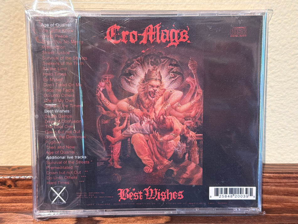 Cro-Mags - The Age Of Quarrel / Best Wishes CD