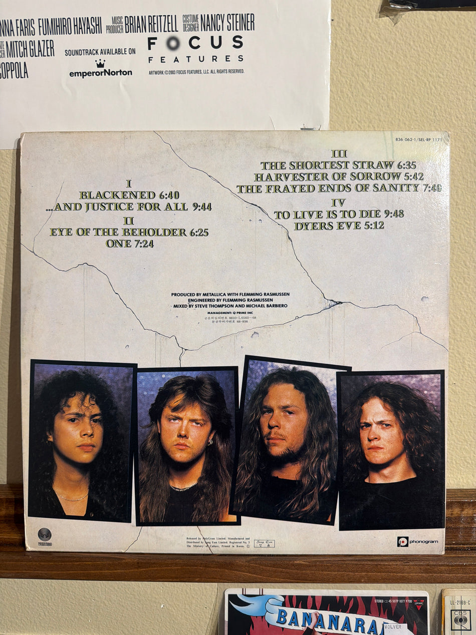 Metallica - And Justice for All (1990 Korea)