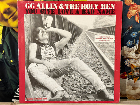 GG Allin & The Holy Men - You Give Love A Bad Name (maroon) - Volver Records