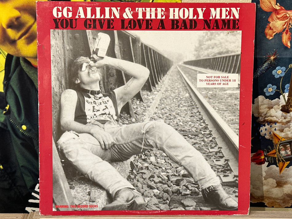 GG Allin & The Holy Men - You Give Love A Bad Name (maroon) - Volver Records