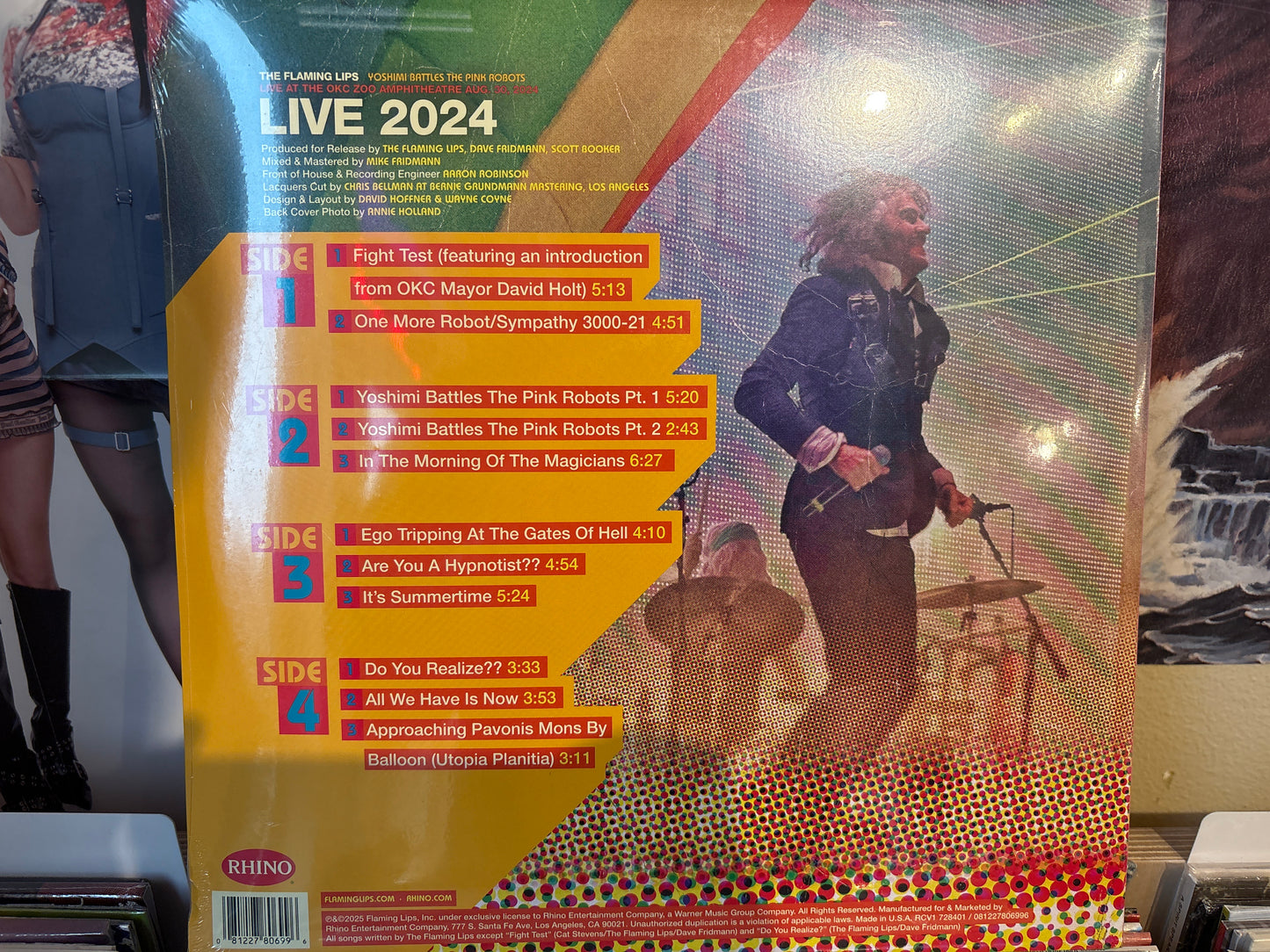 The Flaming Lips - Yoshimi Battles The Pink Robots Live At The OKC Zoo Amphitheater Aug. 30, 2024 (Record Store Day)