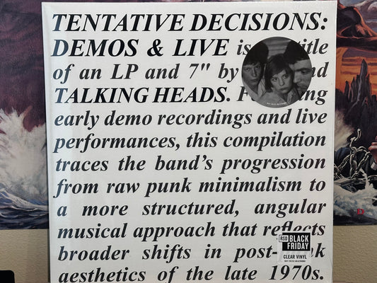 Talking Heads - Tentative Decisions (RSD)
