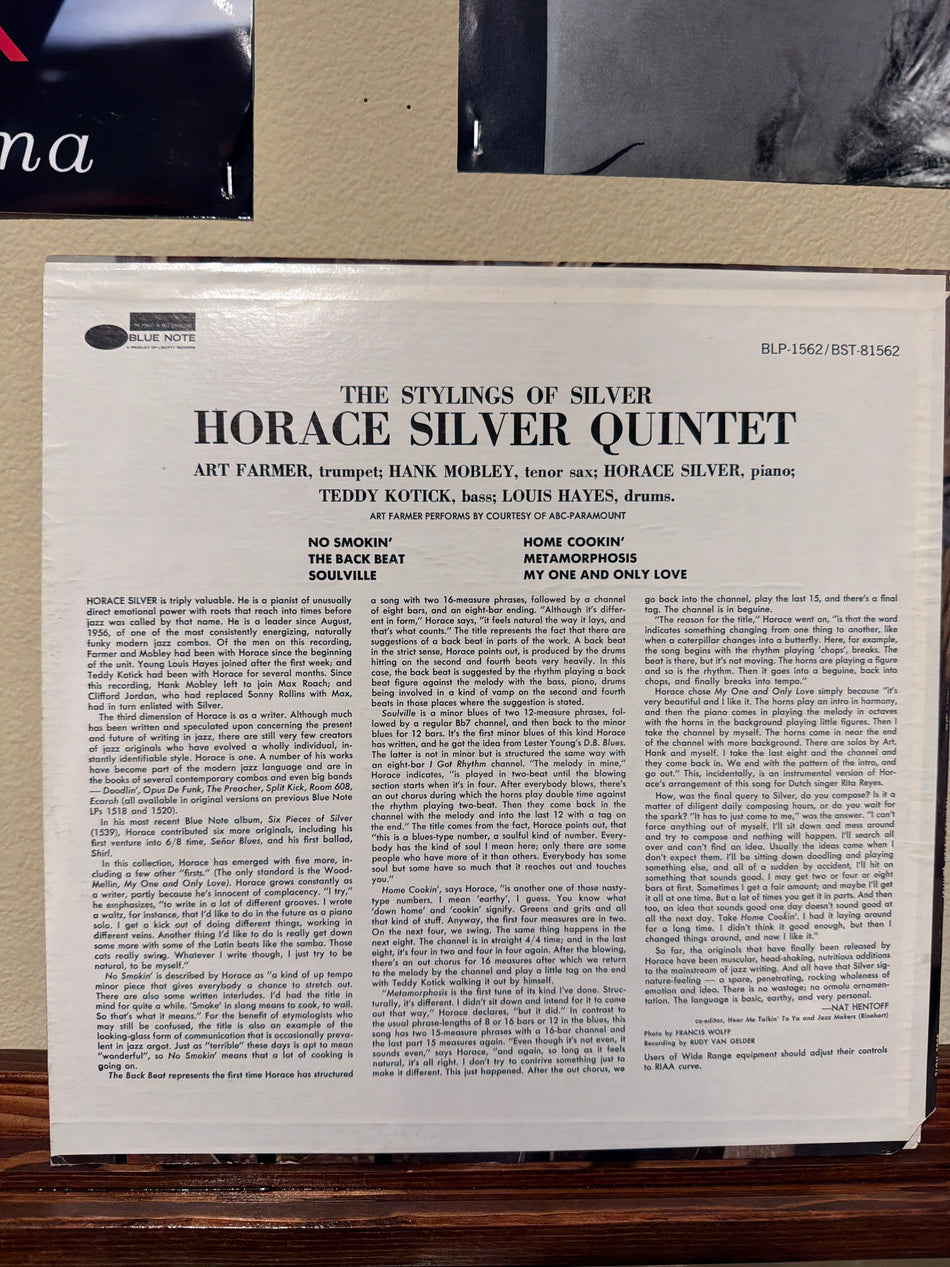 Horace Silver Quintet - The Stylings of Silver