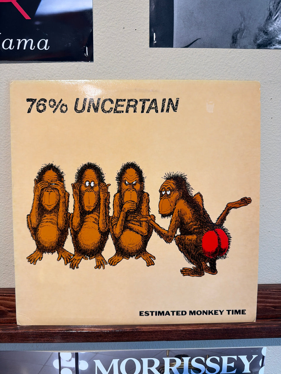 76% Uncertain – Estimated Monkey Time (Tan Cover)