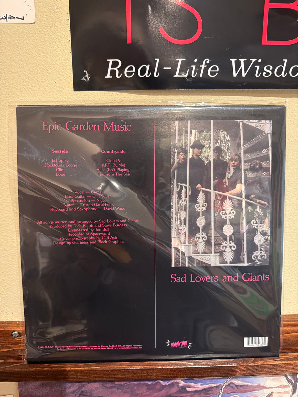 Sad Lovers and Giants - Epic Garden Music (Colored Vinyl LP)
