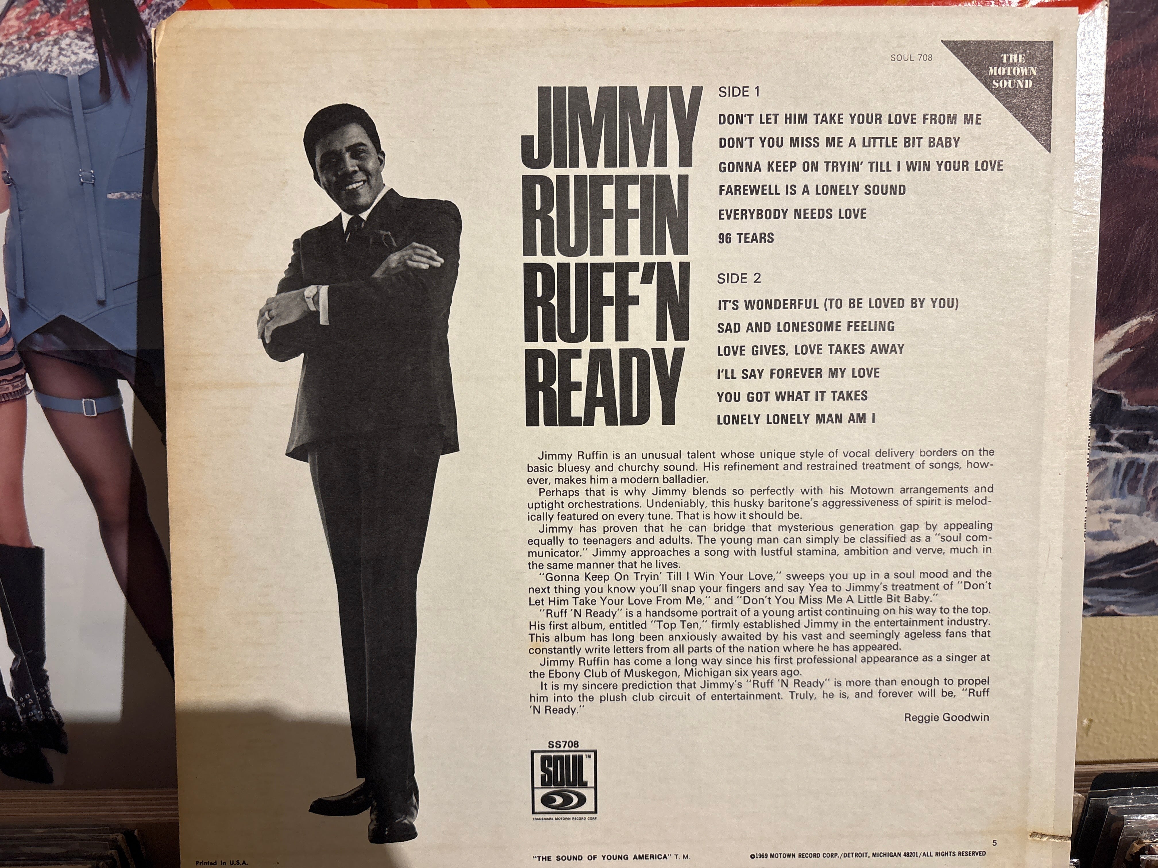 Jimmy Ruffin - Ruff’n Ready - Volver Records