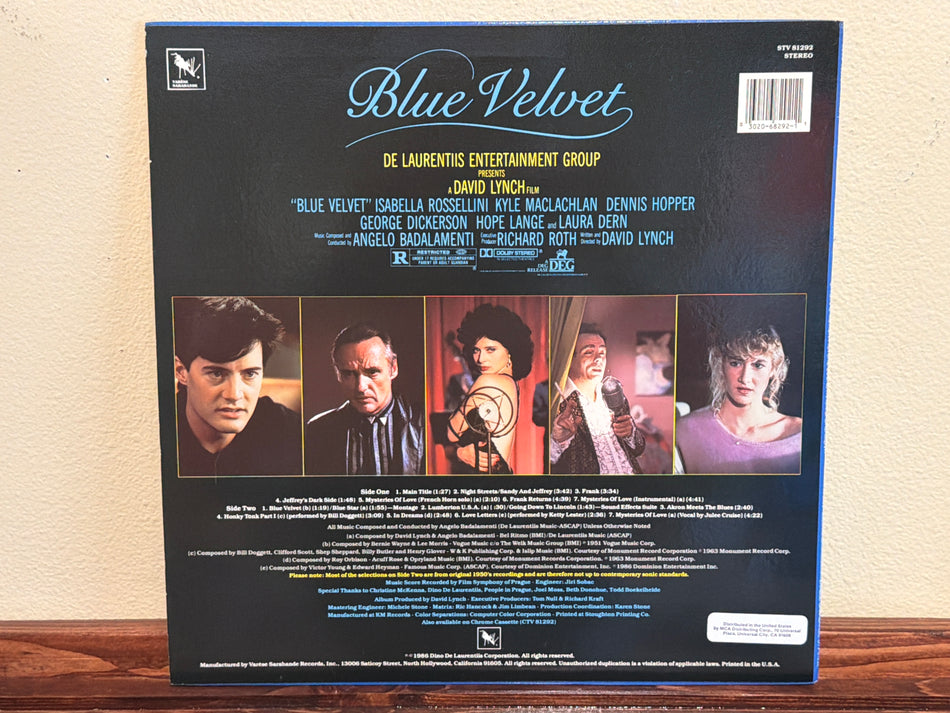 Blue Velvet OST