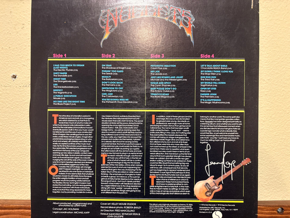Various: Nuggets: Original Artyfacts From The First Psychedelic Era 1965-1968