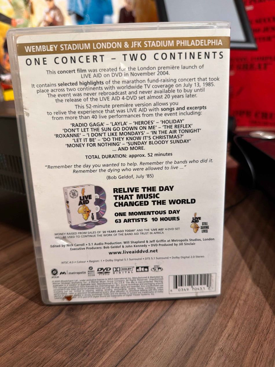 Live Aid - Twenty Years Ago Today