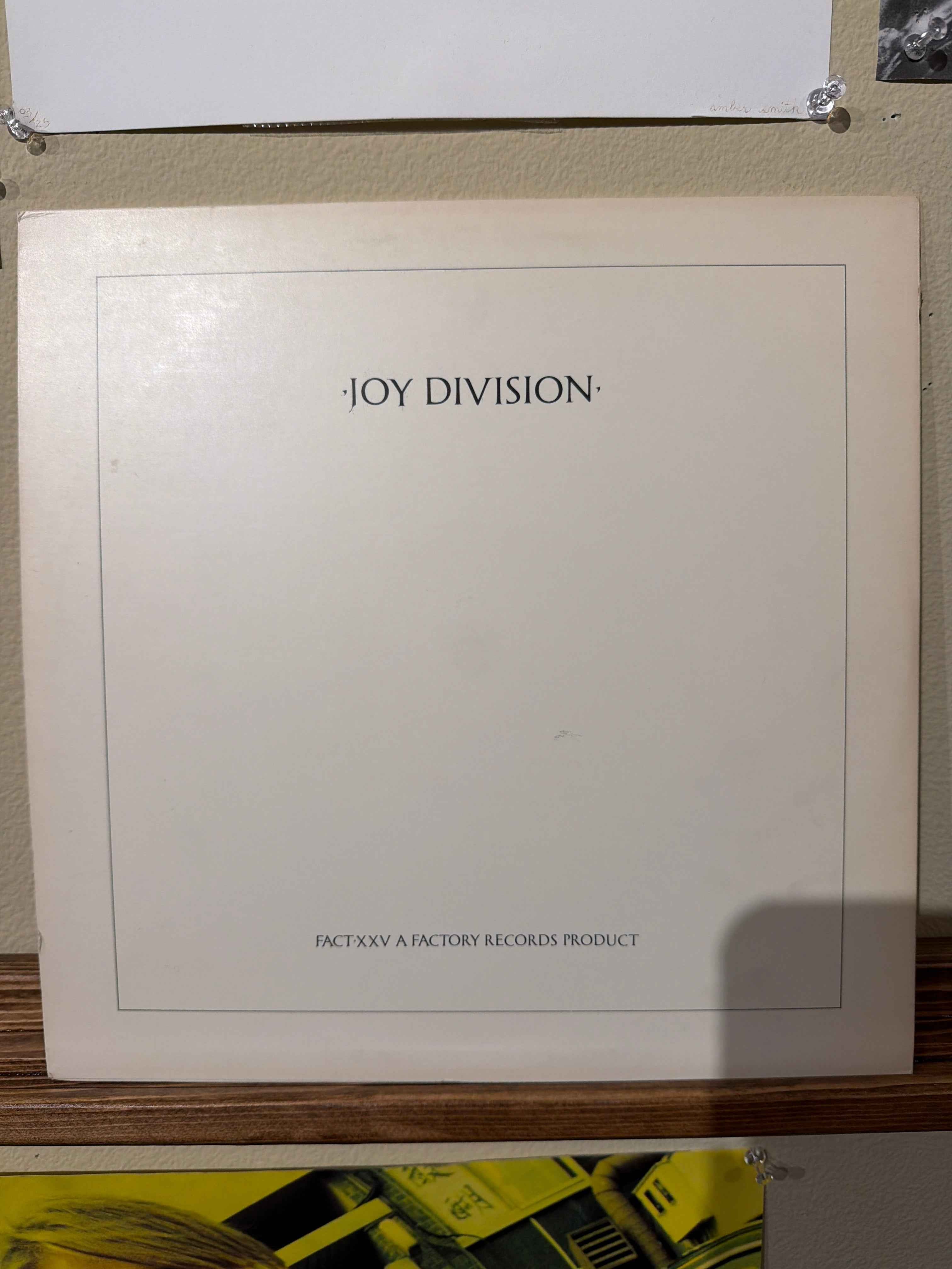 Joy Division - Closer (UK w/ Inner)