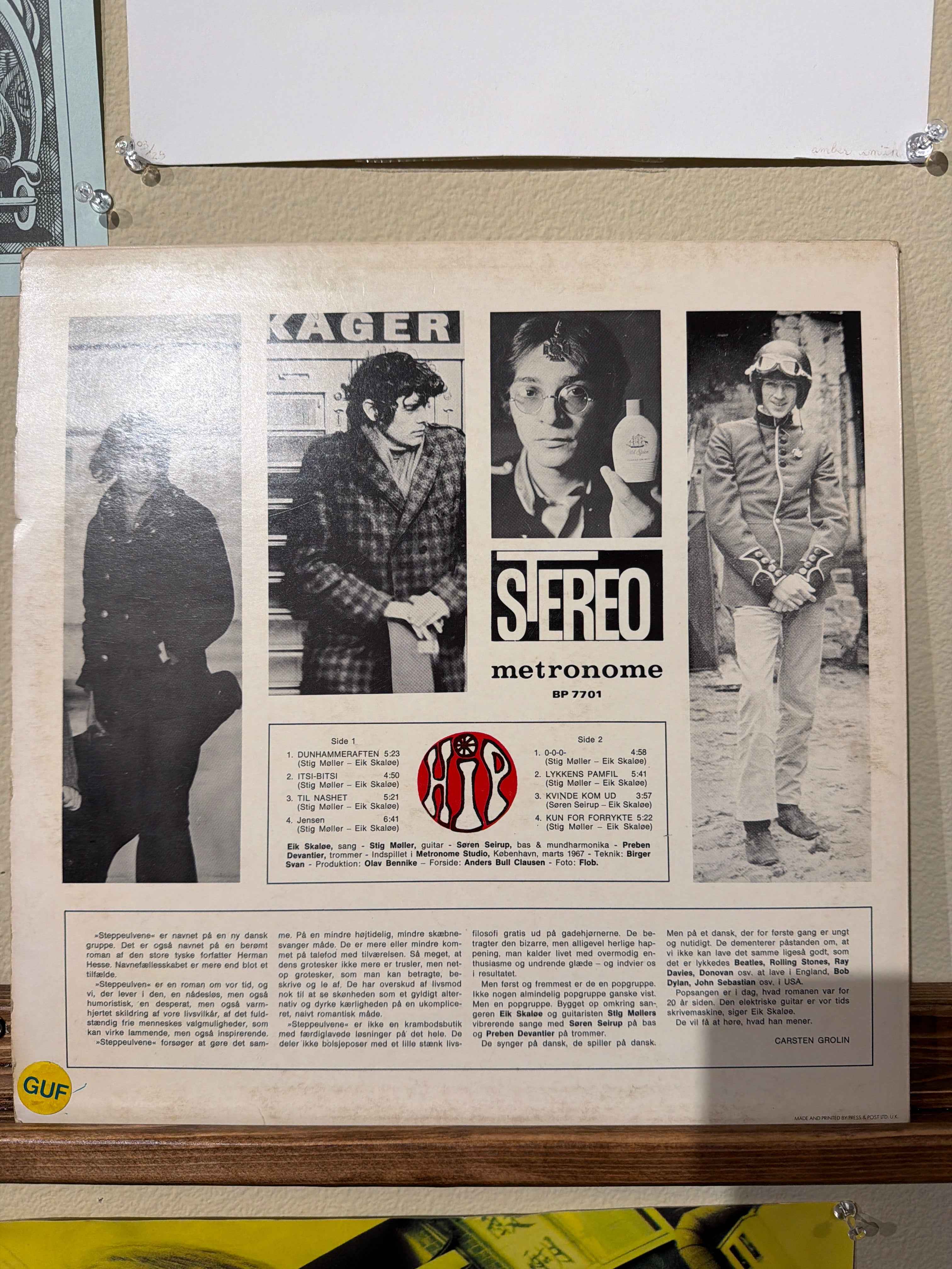 Steppeulvene – Hip (1973 press)