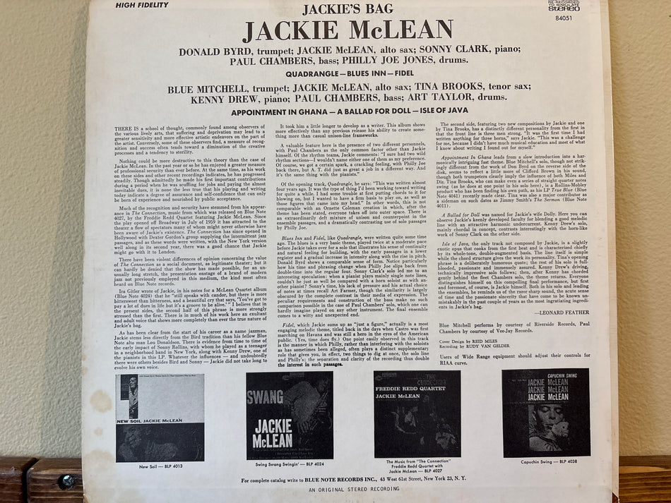 Jackie McLean - Jackie’s Bag