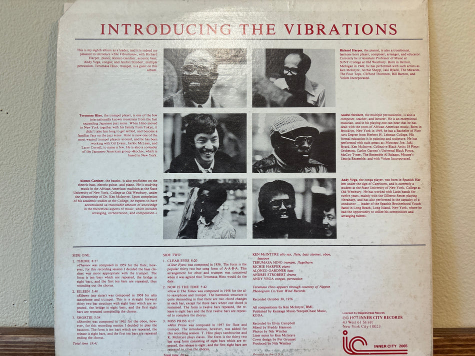 Ken McIntyre Sextet Featuring Terumasa Hino - Introducing the Vibrations