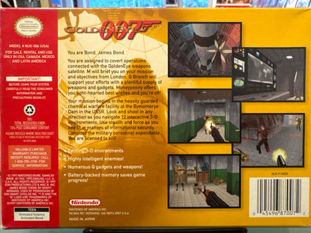 Goldeneye 007 (N64) CIB - Volver Records