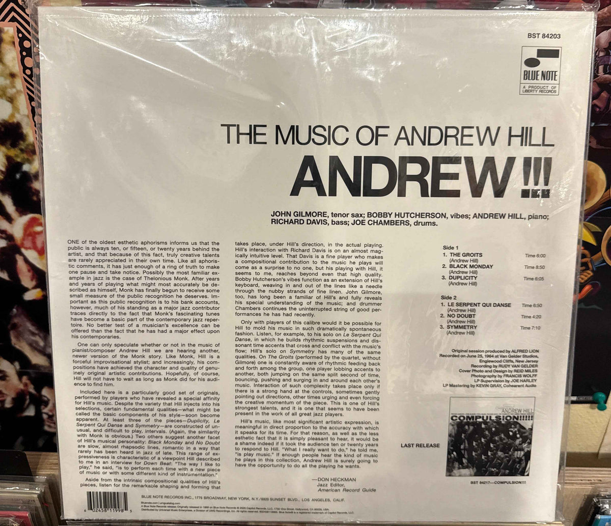 Andrew Hill - Andrew!!! (Tone Poet)