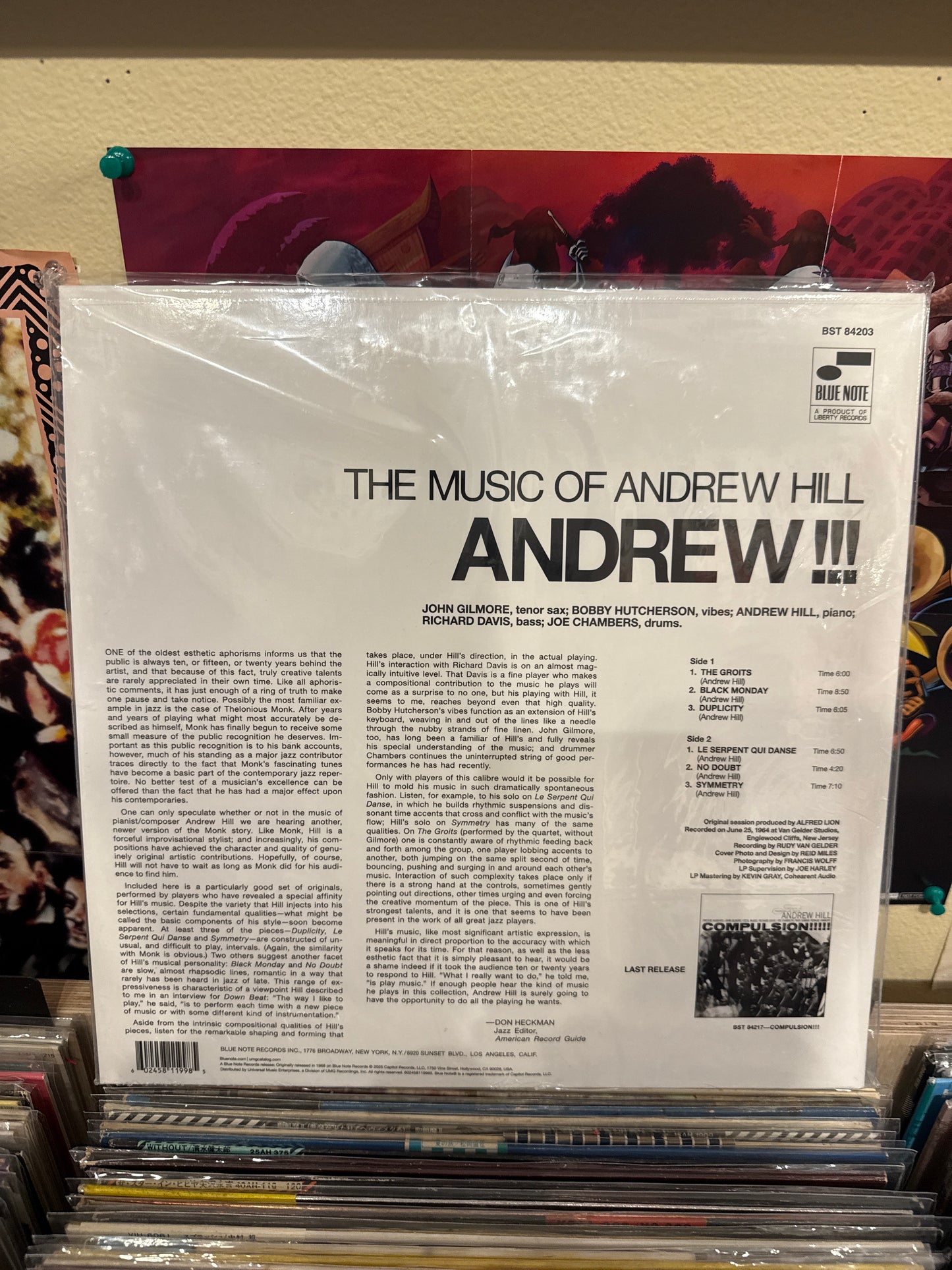 Andrew Hill - Andrew!!! (Tone Poet)