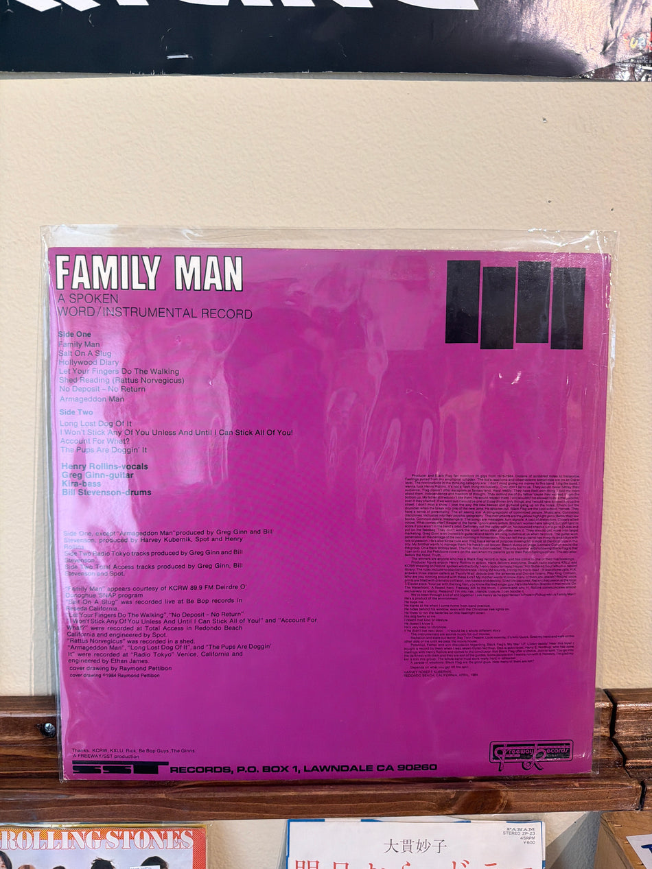 Black Flag - Family Man (US OG Vinyl LP)