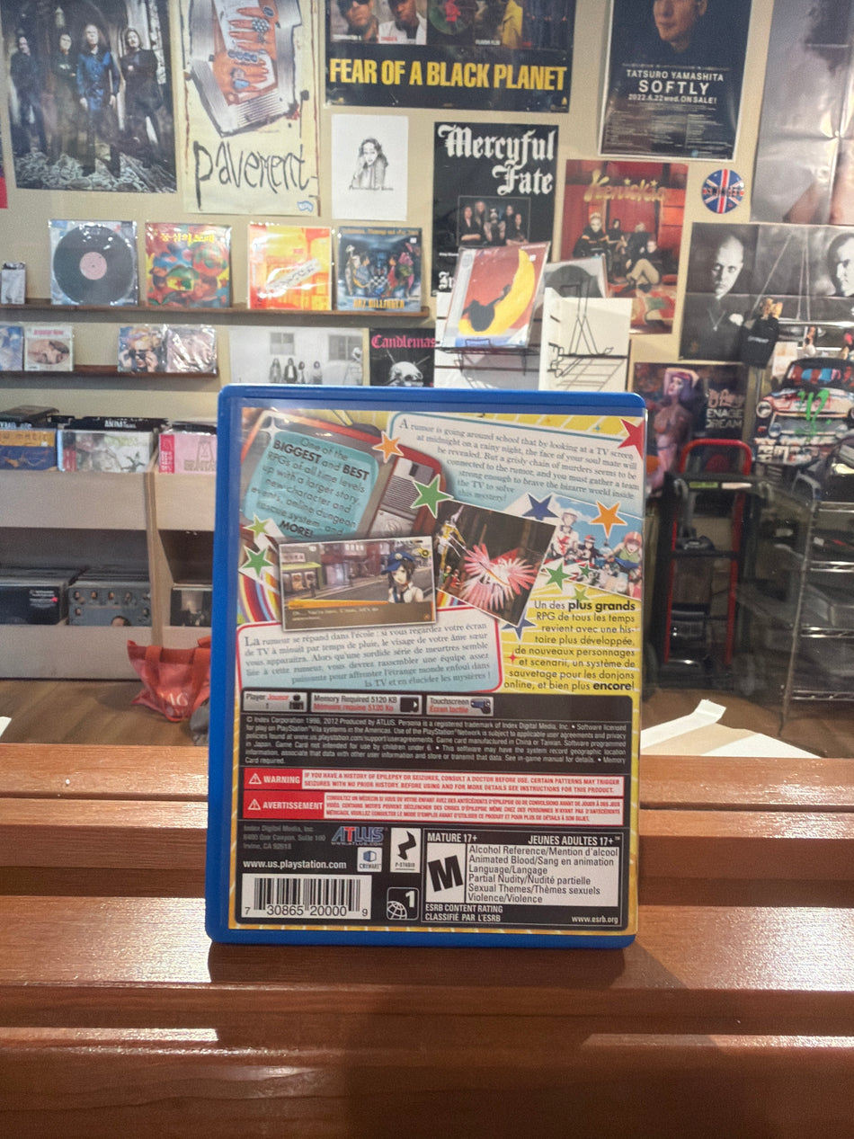 Persona 4 Golden (PS Vita) No Manual