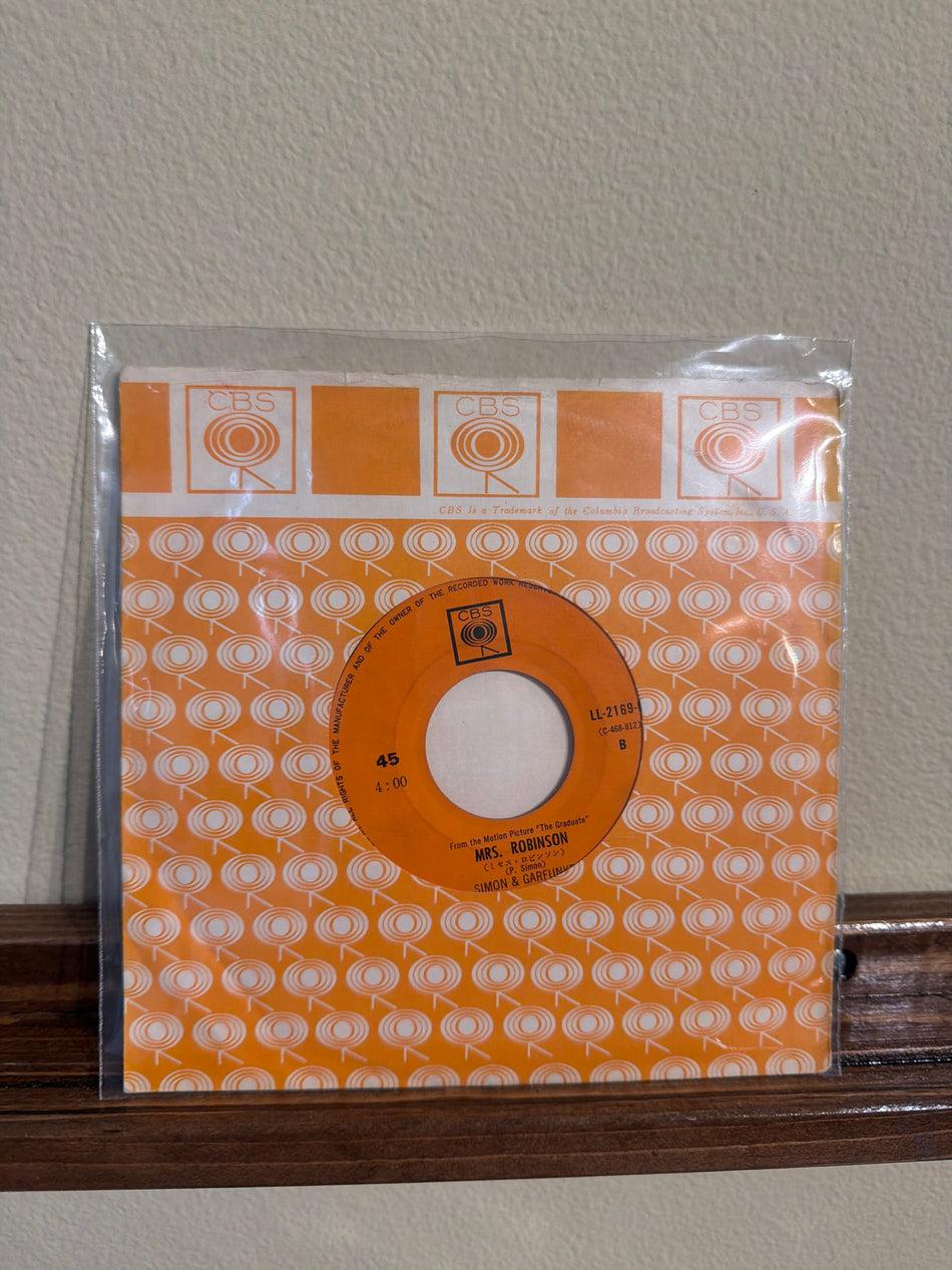 Simon & Garfunkel - The Sounds of Silence / Mrs. Robinson JP 45 7”