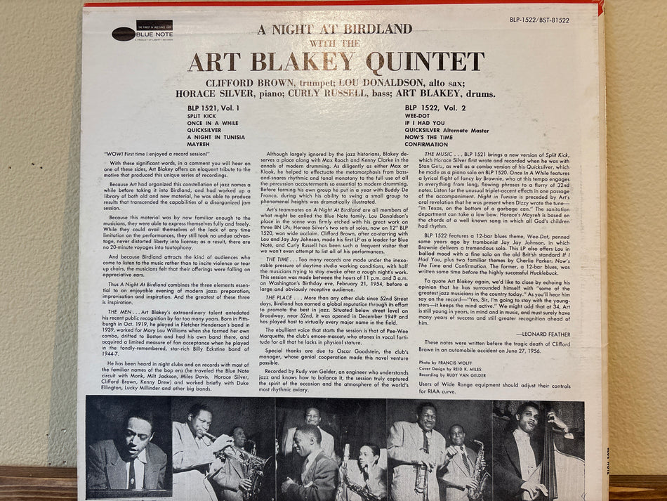 Art Blakey Quintet - A Night At Birdland (Volume 2)