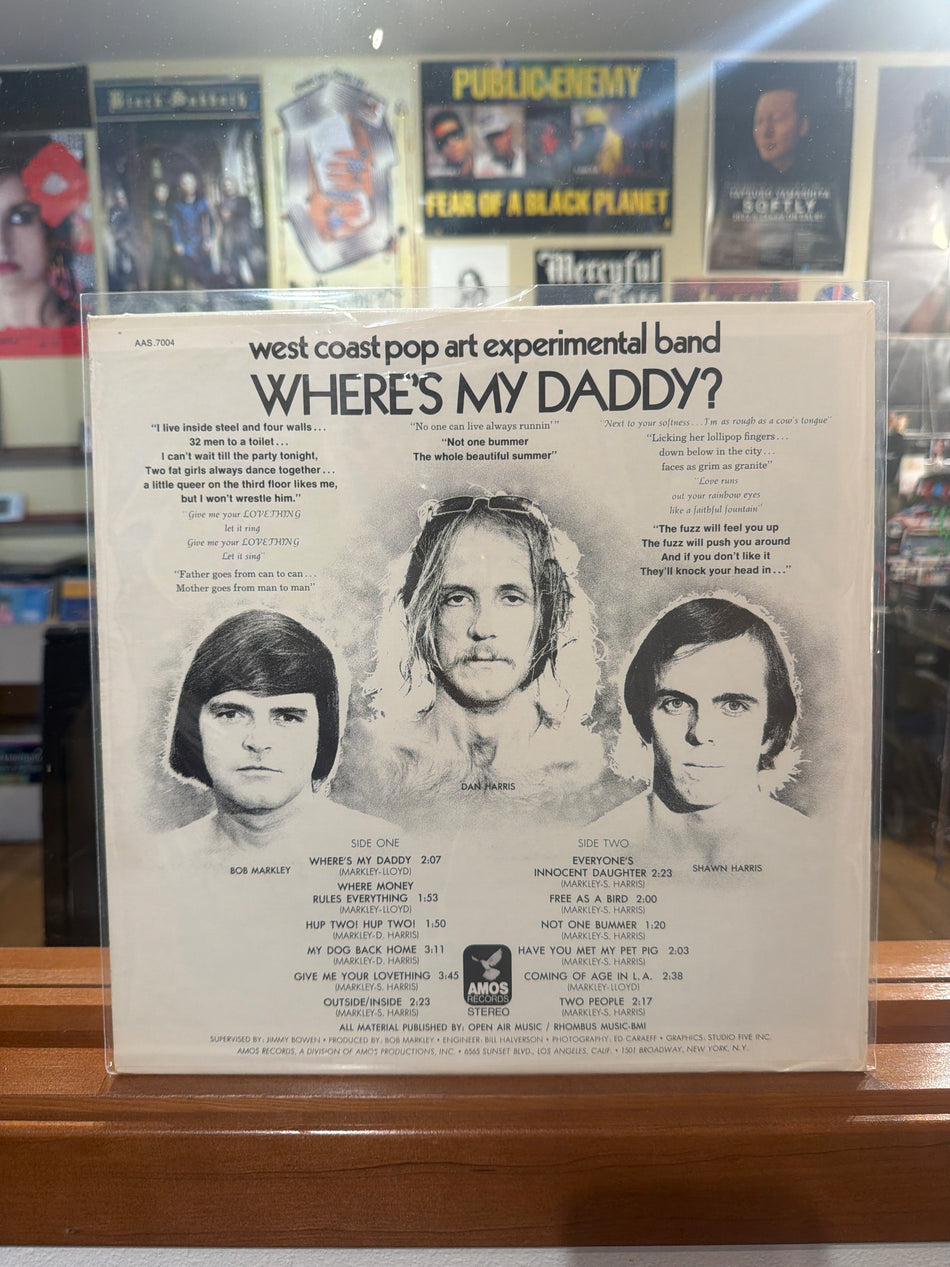 West Coast Pop Art Experimental Band - Where’s My Daddy (NM US Vinyl LP)