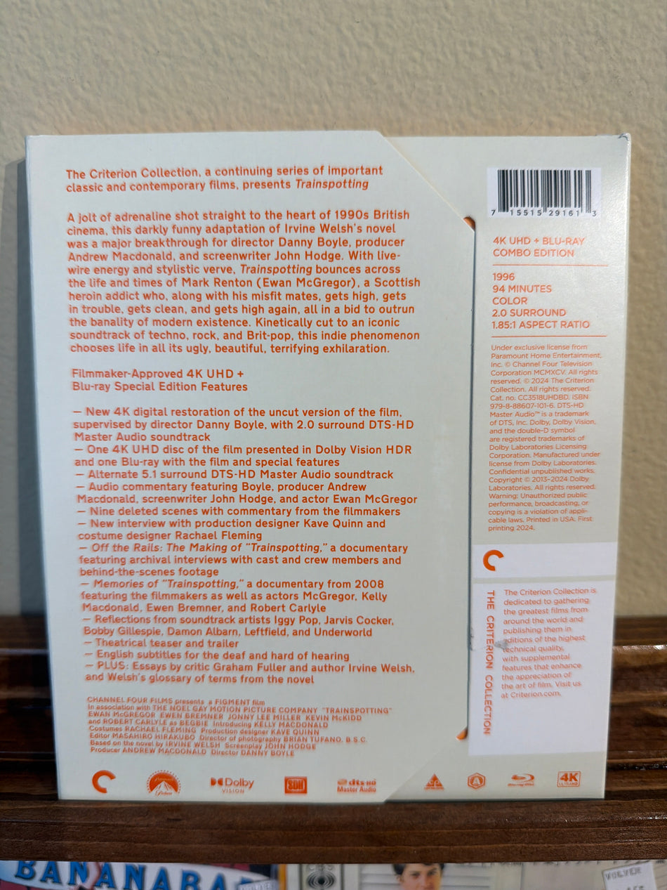 Trainspotting (Criterion 4K UHD)