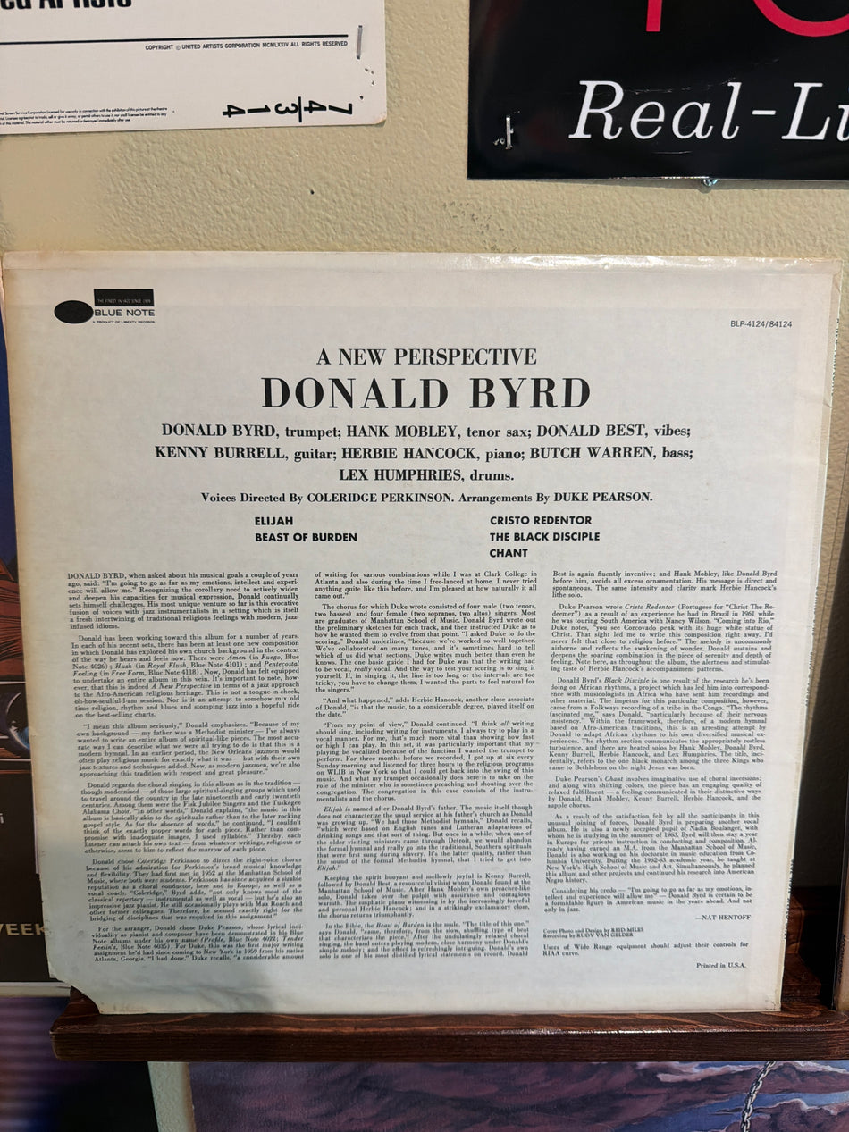 Donald Byrd - A New Perspective