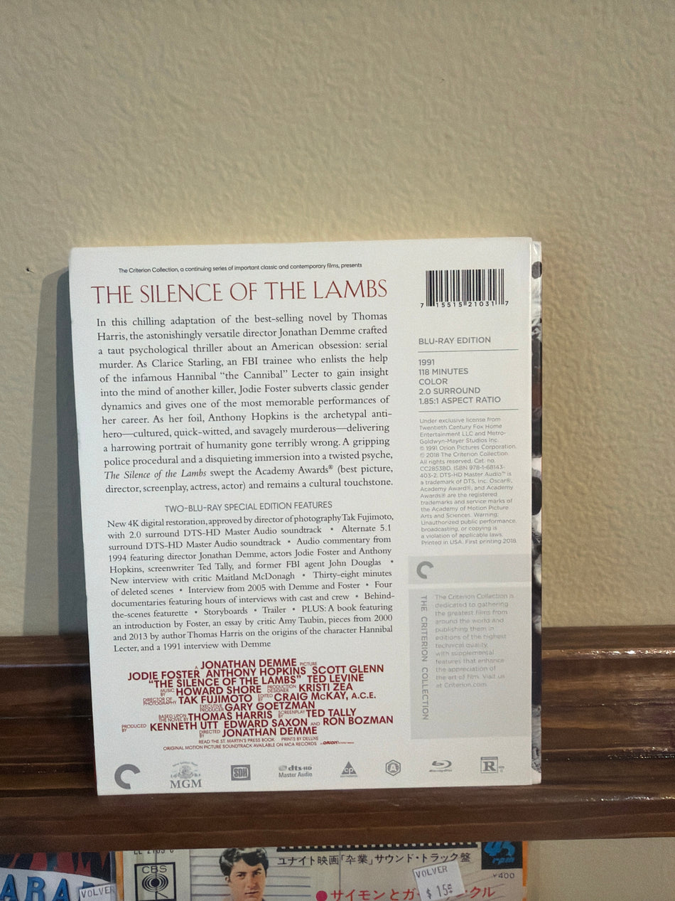 The Silence of the Lambs (Criterion Blu Ray)