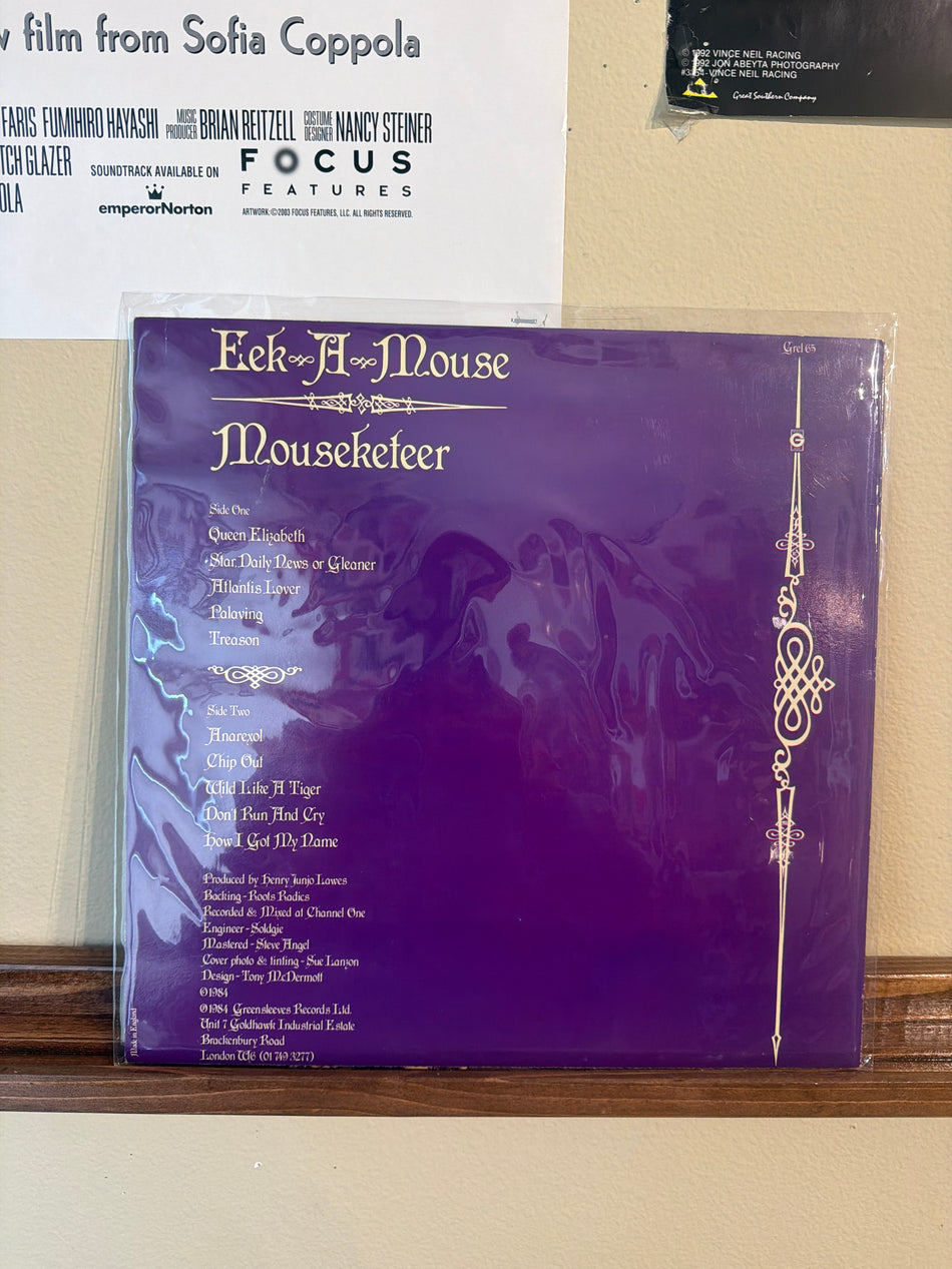 Eek a Mouse - Mouseketeer (UK Vinyl LP)