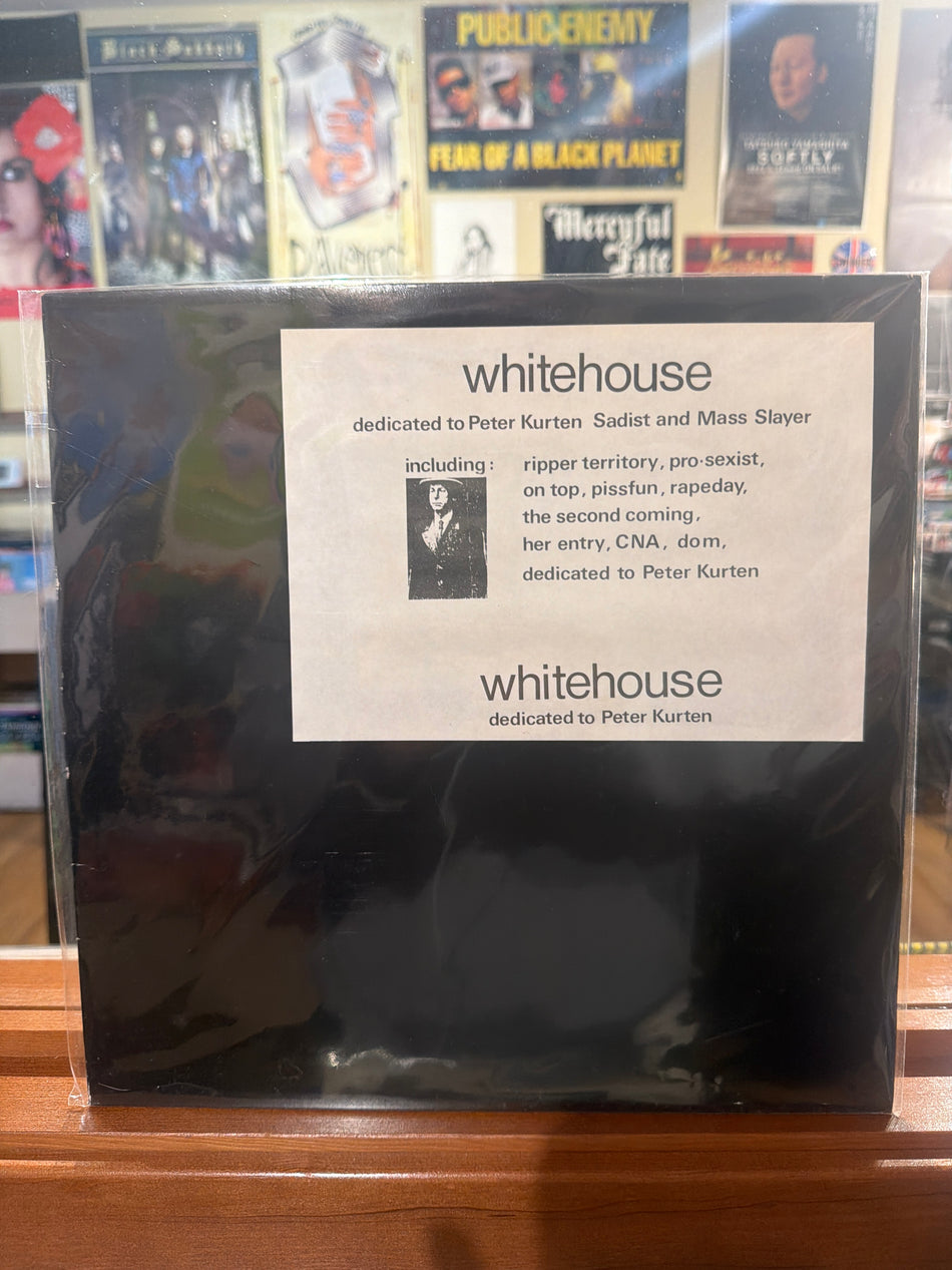 Whitehouse - Dedicated to Peter Kurten Sadist and Mass Slayer (Green Vinyl Paste On Cover Vinyl LP)
