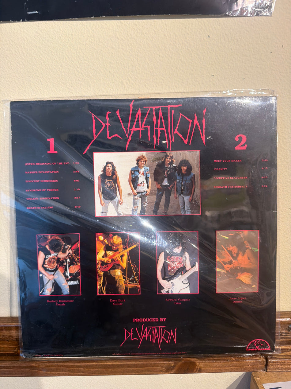 Devastation - Violent Termination (US Vinyl LP)