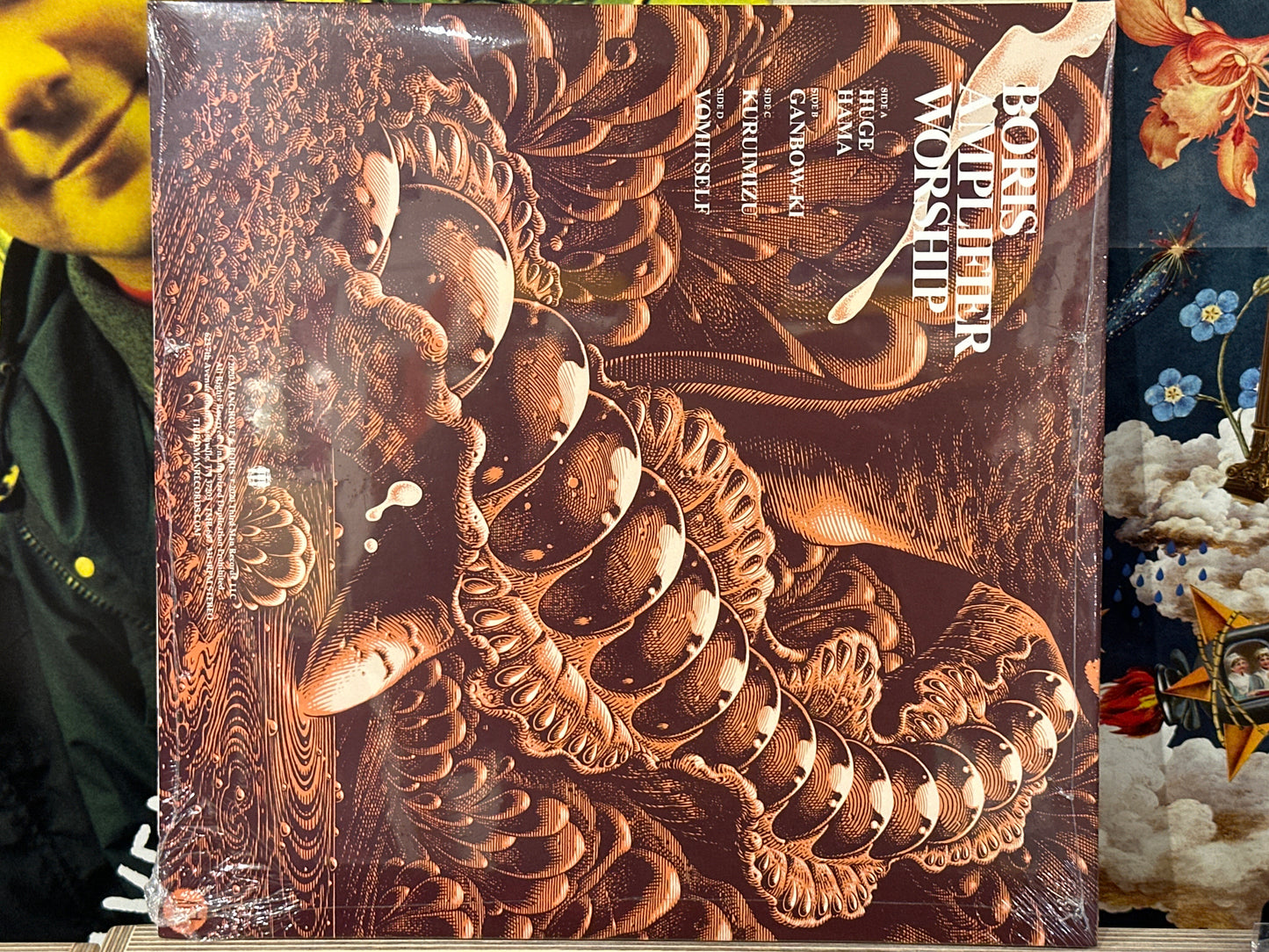 Boris - Amplifier Worship (lime green swirl)