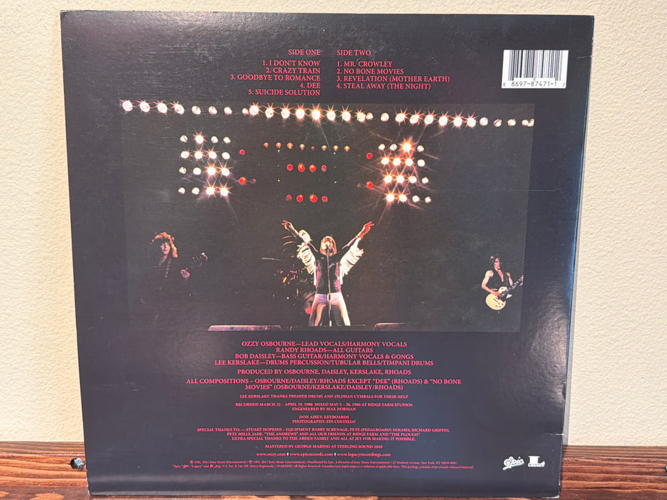 Ozzy Osbourne - Blizzard Of Ozz (picture disc)