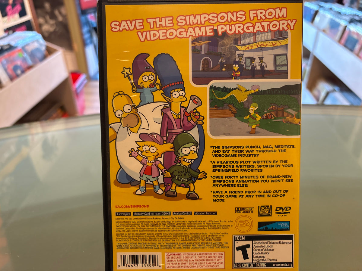 The Simpsons Game (PS2) CIB - Volver Records