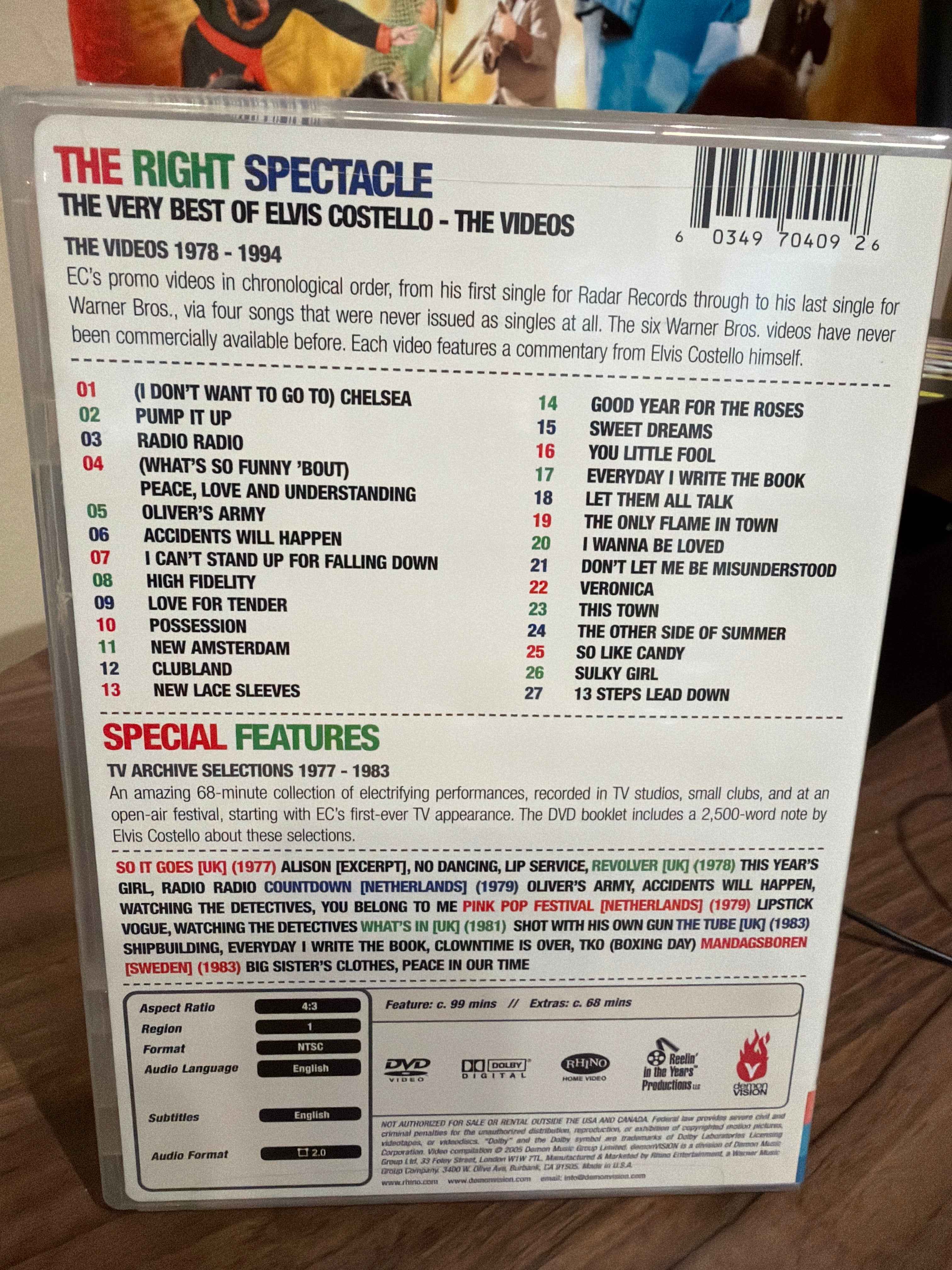 The Right Spectacle The Very Best of Elvis Costello