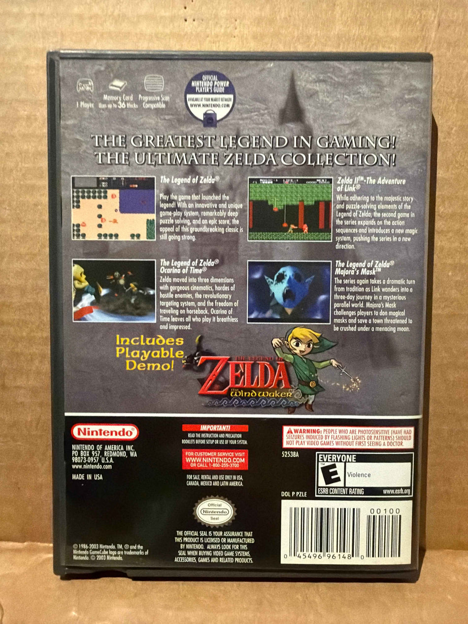 The Legend of Zelda Collector’s Edition Promotional Disc CIB Gamecube