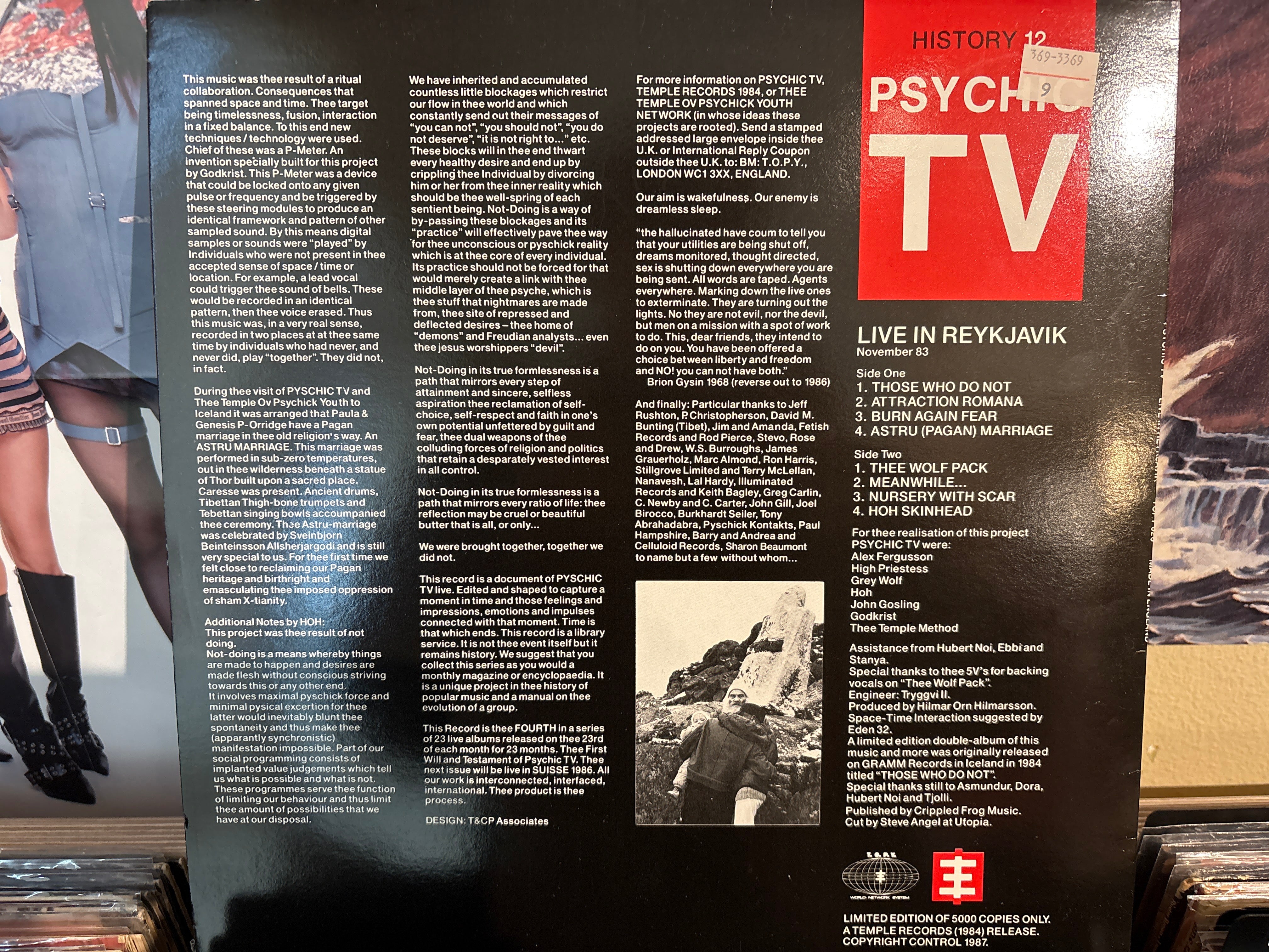 Psychic TV - Live In Reykjavik - Volver Records