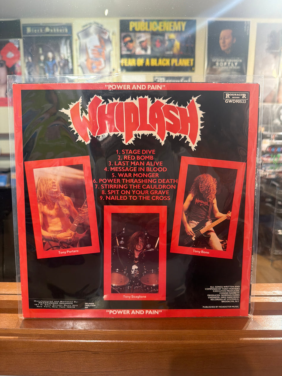 Whiplash - Power and Pain (US OG Vinyl LP)
