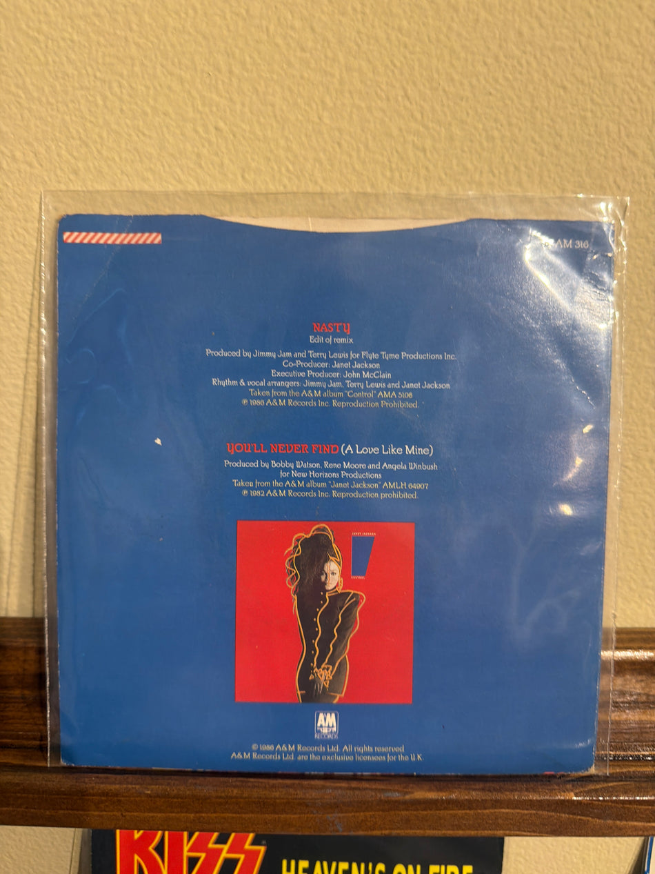 Janet Jackson - Nasty UK 7” 45