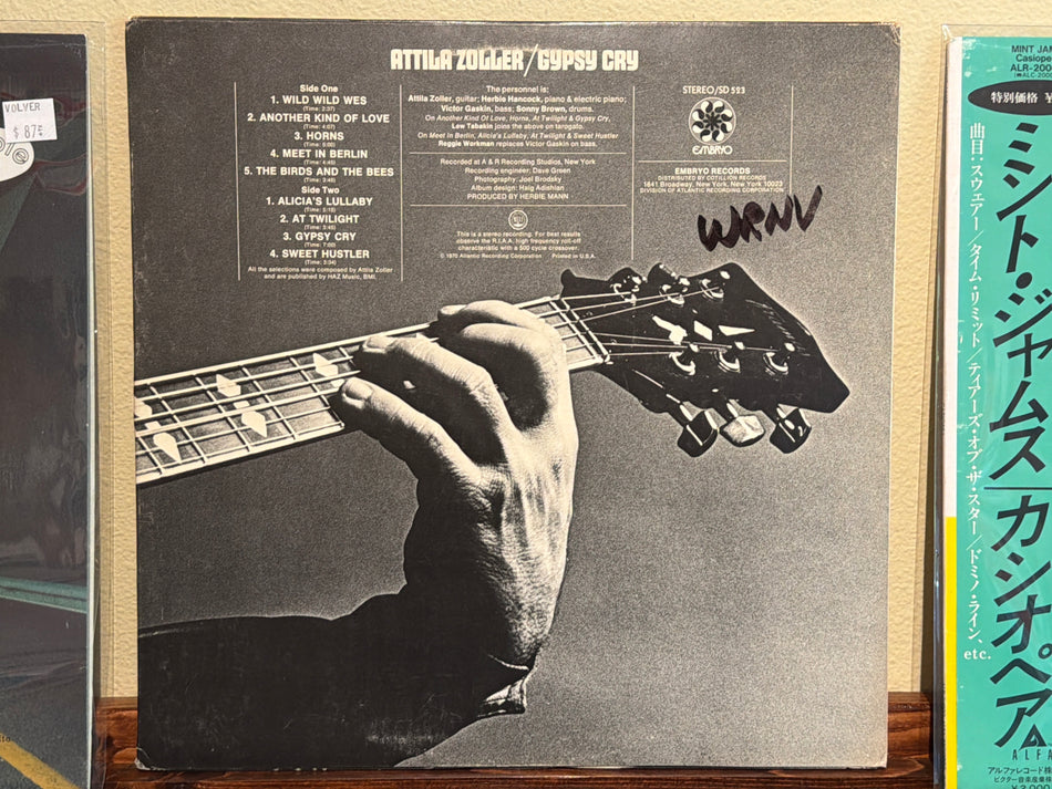 Attila Zoller - Gypsy Cry promo copy