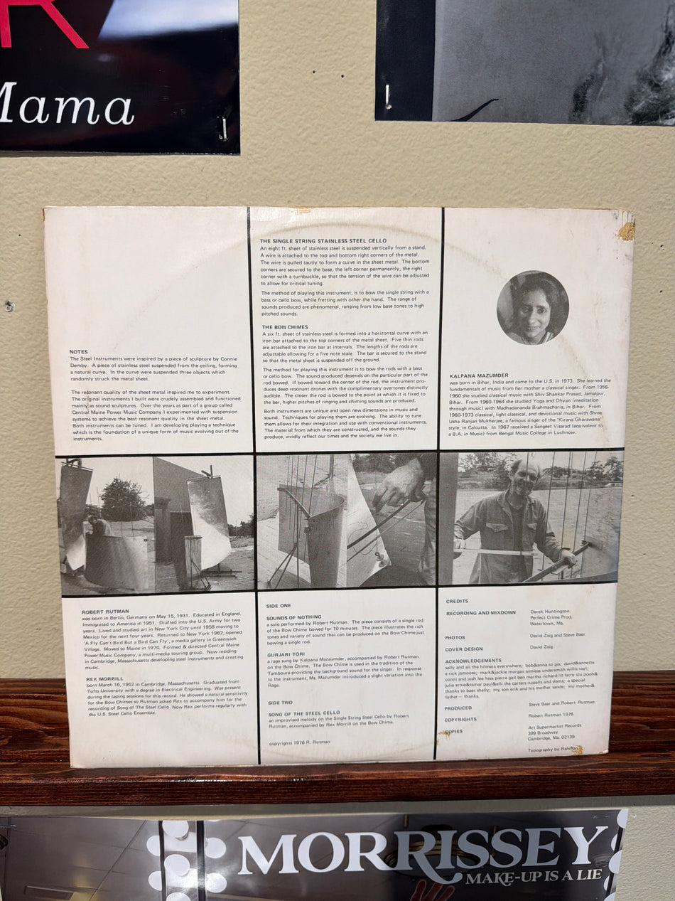 US Steel Cello Ensemble – Rutman: Sounds Of Nothing (SIGNED)